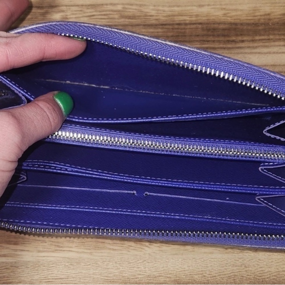 Louis Vuitton Purple Epi Leather Wallet - Picture 11 of 16